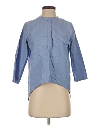 Diana 3/4 Sleeve Button-Down Shirt (view 1)