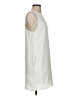 Very J Solid White Casual Dress Size S - photo 4