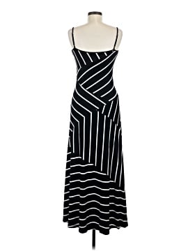 calvin klein black white dress NWT Elegant BLACK/WHITE Color Block Sheath size 8 Hips 30 Cotton Rib Midi Tank Dress