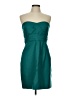J.Crew 100% Polyester Teal Cocktail Dress Size 10 - photo 1