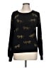 Liv Animal Print Black Pullover Sweater Size L - photo 1
