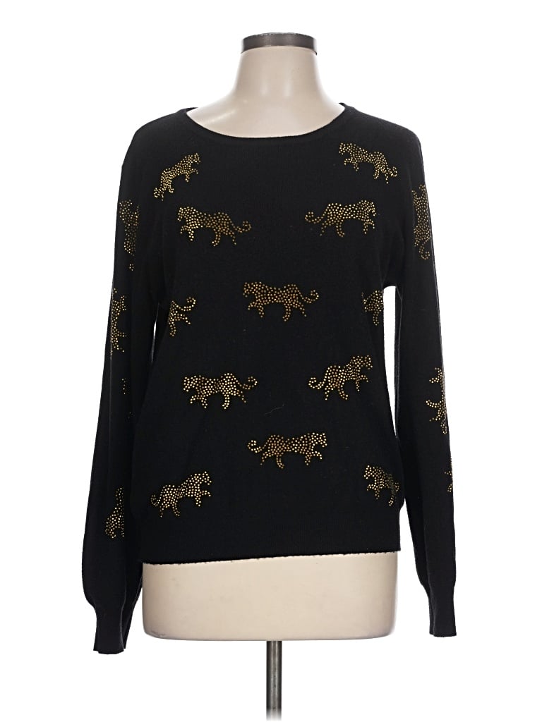 Pre-owned Liv Pullover Sweater In Black
