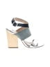 Elizabeth and James Color Block Gray Heels Size 7 - photo 1