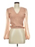 1.State 100% Polyester Tan Long Sleeve Blouse Size M - photo 1