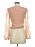 1.State 100% Polyester Tan Long Sleeve Blouse Size M - photo 2