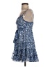 B. Darlin 100% Polyester Floral Blue Cocktail Dress Size 1 - 2 - photo 5