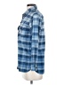Current/Elliott 100% Cotton Plaid Blue Long Sleeve Button-Down Shirt Size Sm (1) - photo 5