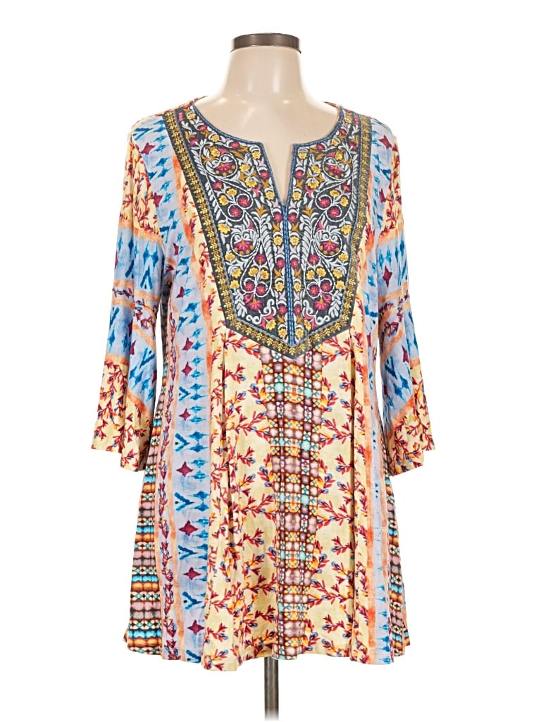 Pre-owned Soft Surroundings Casual Dress In Tan