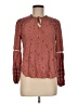 Maurices 100% Rayon Brown Long Sleeve Blouse Size M - photo 1