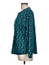 Dana Buchman Teal Long Sleeve Blouse Size L - photo 5