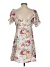 Auguste 100% Rayon Floral Ivory Casual Dress Size 2 - photo 2