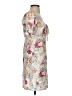Auguste 100% Rayon Floral Ivory Casual Dress Size 2 - photo 4