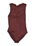 Gaze Burgundy Bodysuit Size S - photo 1