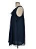 BCBGeneration 100% Polyester Blue Sleeveless Blouse Size L - photo 5