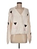 Francesca's Floral Ivory Cardigan Size M - photo 1