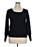 Carmen Carmen Marc Valvo Black Pullover Sweater Size XL - photo 1
