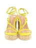 Shoedazzle Yellow Wedges Size 7 1/2 - photo 2