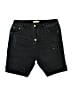 Aveology Black Denim Shorts Size 16 - photo 1