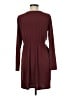 BCBGeneration Solid Burgundy Casual Dress Size M - photo 2