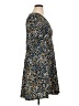 MICHAEL Michael Kors Animal Print Blue Casual Dress Size XL - photo 4