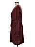 BCBGeneration Solid Burgundy Casual Dress Size M - photo 5