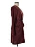 BCBGeneration Solid Burgundy Casual Dress Size M - photo 4
