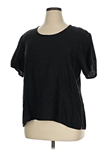 Flax Short Sleeve Top (view 1)