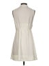 Cope 100% Polyester Solid Ivory Casual Dress Size S - photo 2