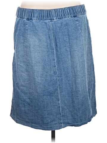 Ava & Viv Denim Skirt (view 2)