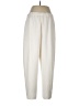 Eileen Fisher 100% Silk Solid Ivory Silk Pants Size L - photo 2