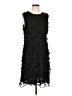 Max Studio 100% Polyester Black Cocktail Dress Size L - photo 1