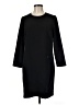 J.Crew Solid Black Casual Dress Size 8 - photo 1
