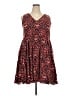 Torrid Paisley Red Casual Dress Size 2X Plus (2) - photo 1