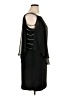 MSK 100% Polyester Solid Black Cocktail Dress Size XL - photo 4