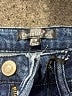 Chocolate Chevron-herringbone Blue Jeans Size S - photo 7