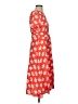 Boden 100% Polyester Print Orange Casual Dress Size 4 (petite) - photo 4