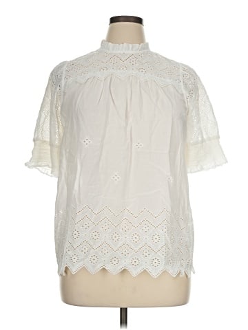 ME+EM Short Sleeve Blouse (view 1)
