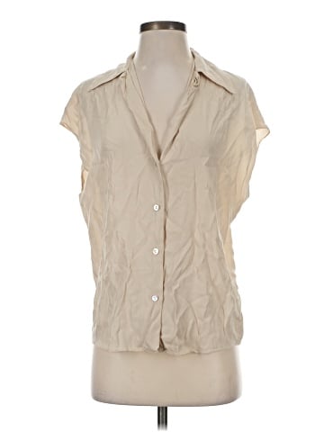 Vince. Sleeveless Silk Top (view 1)