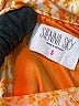Sienna Sky 100% Polyester Orange Cocktail Dress Size S - photo 7