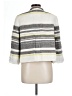 Worth 100% Rayon Stripes Gray Coat Size 12 - photo 2