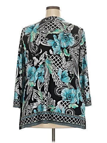JM Collection 3/4 Sleeve Blouse (view 2)