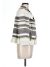 Worth 100% Rayon Stripes Gray Coat Size 12 - photo 4