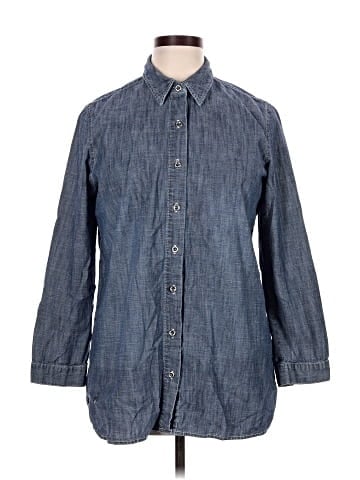 Additions by Chico's 3/4 Sleeve Button-Down Shirt (view 1)