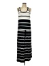 Athleta Stripes Black Casual Dress Size L - photo 1
