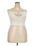 RSQ 100% Cotton Ivory Sleeveless Top Size XXL - photo 1