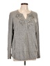 Akemi + Kin Gray Long Sleeve Henley Size L - photo 1