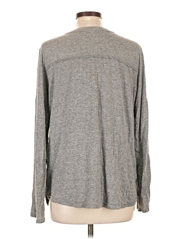Akemi + Kin Long Sleeve Henley (view 2)