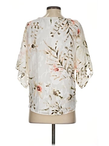 White House Black Market 3/4 Sleeve Blouse (view 2)