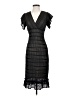 Max Studio 100% Polyester Tweed Black Cocktail Dress Size S - photo 1