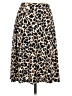 Leota Animal Print Brown Casual Skirt Size XS - photo 2